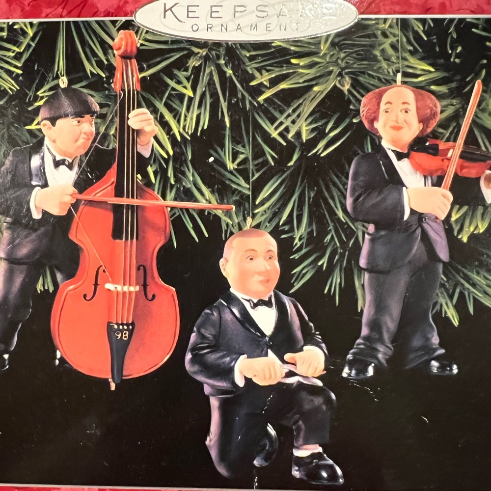 3 Stooges ornament set